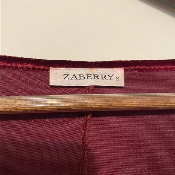 Zaberry Long Sleeve V-neck Velvet Wrap Bridesmaid Wedding Guest Party Dress - Picture 4 of 5